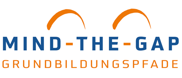 Logo Mind the GAP – Grundbildungspfade
